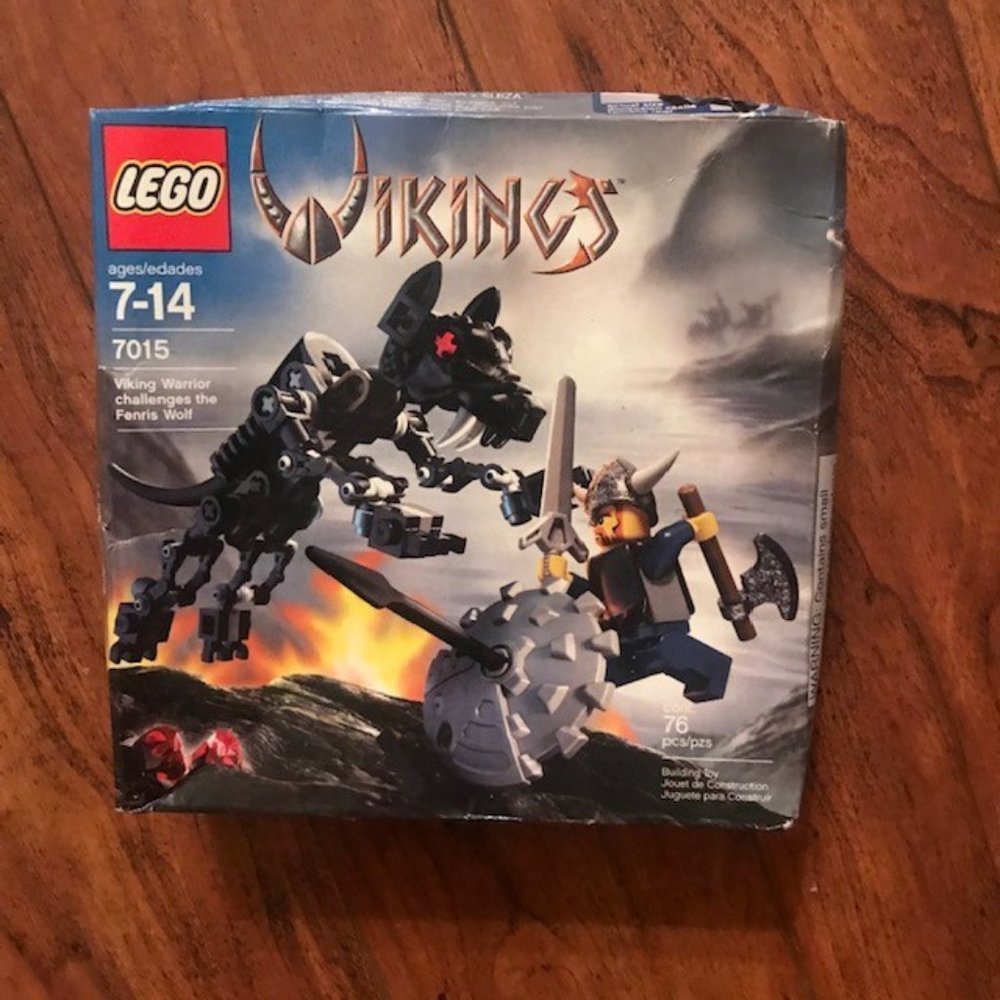 LEGO Vikings Fenris Wolf 7015 New Sealed Retired LEGO Set